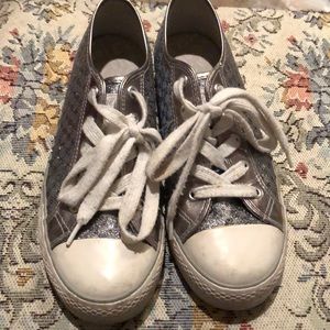 Cute Gotta Flirt glitter shoes sz 7